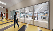 Mason Mech Labs Corridor View