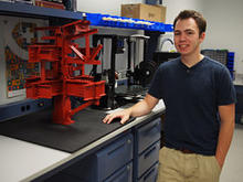 Student Faculty Team Construct 3-D Printed Sculpture_opt